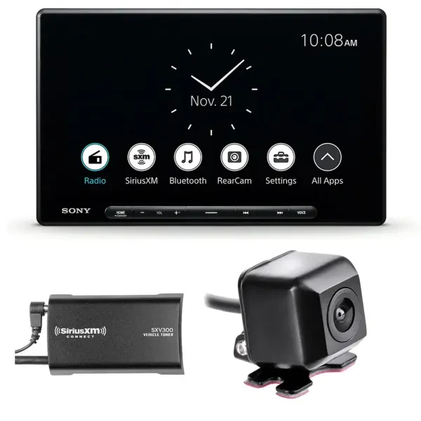 Sony XAVAX8500 10.1" Receiver + Camera + SiriusXM Adapter