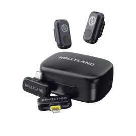 Hollyland LARK A1 2.4GHz 2-Person Wireless Combo Lav Mic System, Gray #HLLARKA19