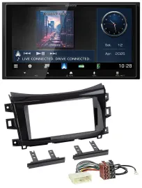 Kenwood Bluetooth 2DIN USB DAB MP3 Autoradio für Nissan Navara (ab 16)