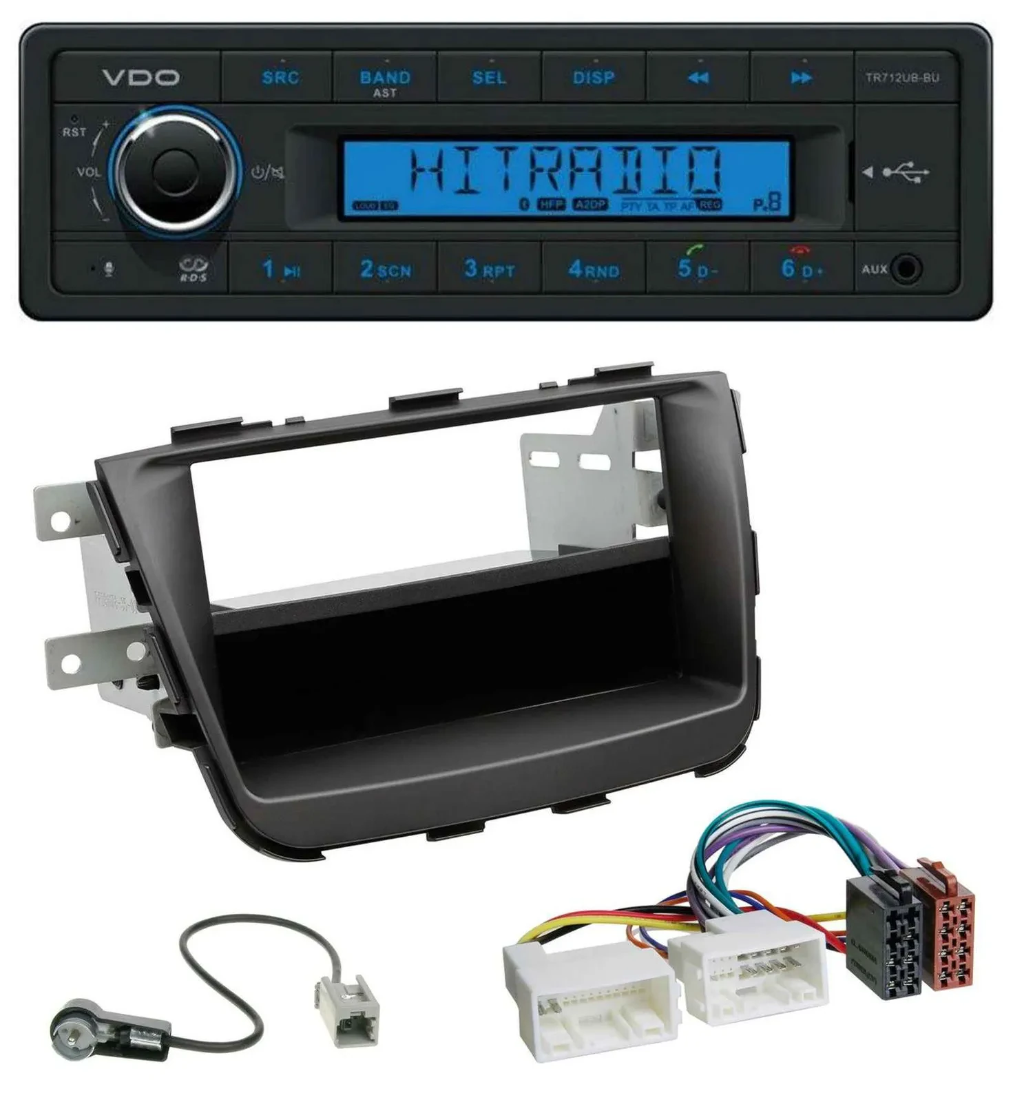 Автомагнитола для Kia Sorento II (2012–2015) VDO Bluetooth, USB, AUX, MP3