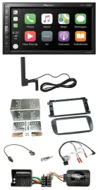 Pioneer USB 2DIN Bluetooth DAB Lenkrad Autoradio für Ford Focus C Max Galaxy Pro