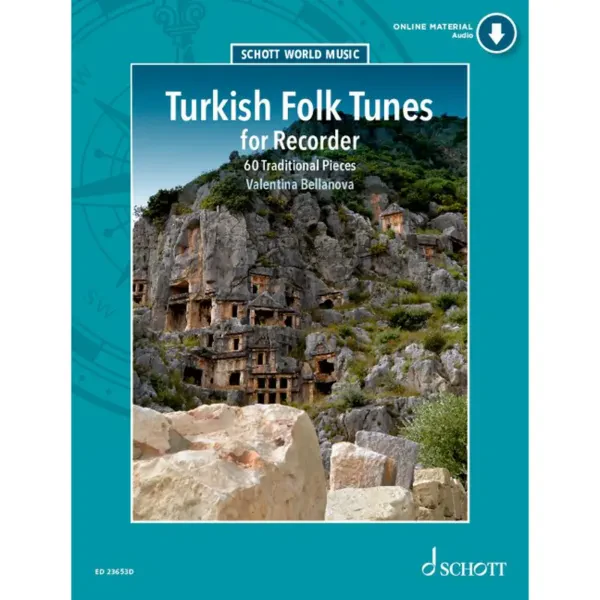 Сборник песен Schott Music Turkish Folk Tunes for Recorder
