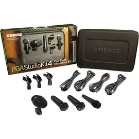 Комплект микрофонов для записи ударной установки Shure PGASTUDIOKIT4 4-Piece Studio Microphone Kit