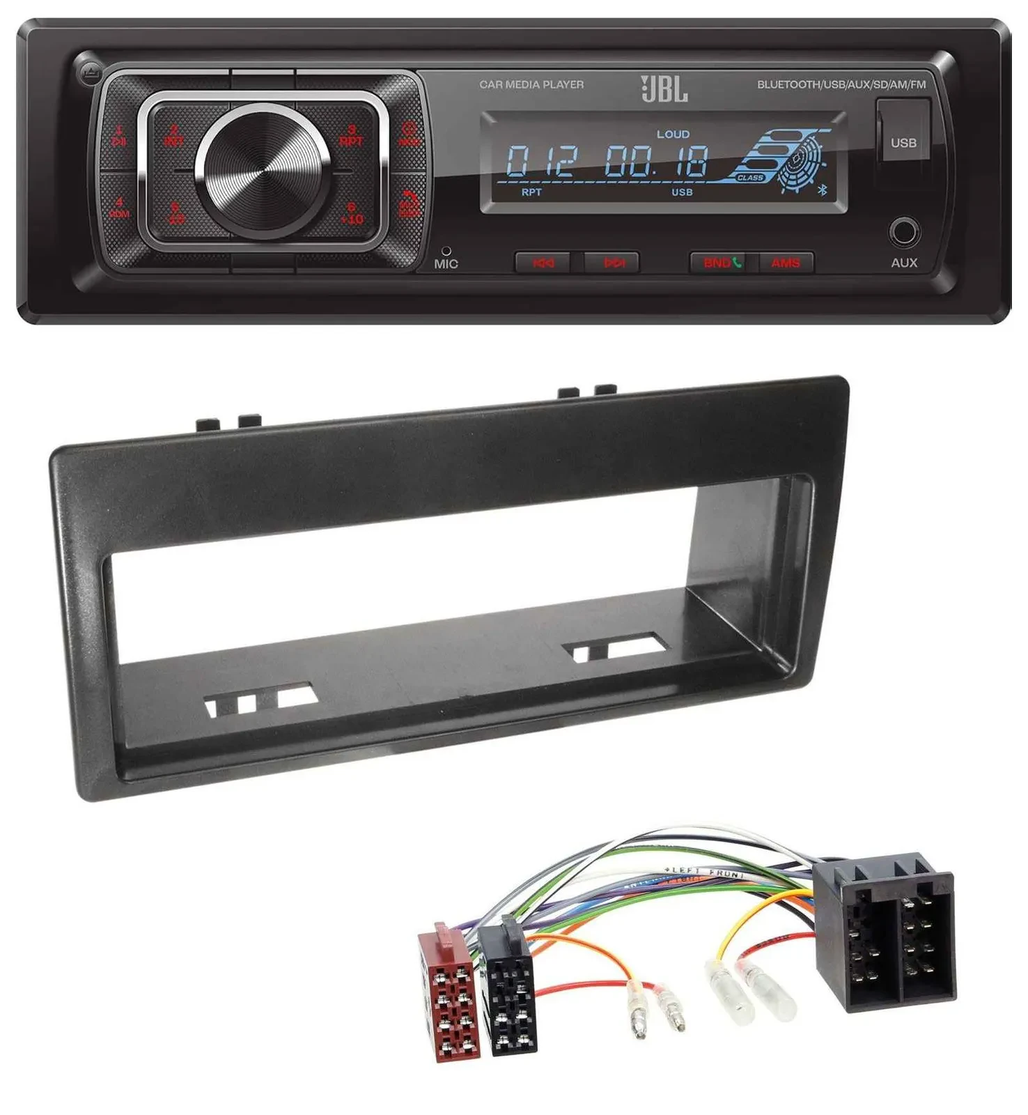 Автомагнитола для Citroen Xantia (1999–2003) JBL Bluetooth, USB, SD, AUX, MP3