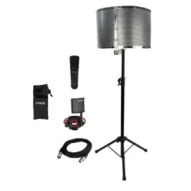 Конденсаторный микрофон Fame Audio с большой диафрагмой 20 Гц–20 кГц, 125 дБ, XLR (набор)