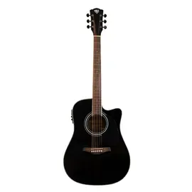 Электроакустическая гитара Rockdale Aurora D6-E Gloss C BK Black