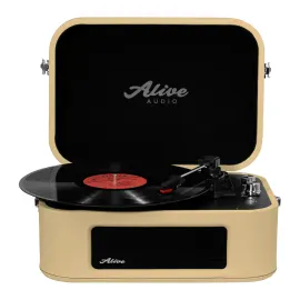 Виниловый проигрыватель Alive Audio STORIES Café Crème c Bluetooth