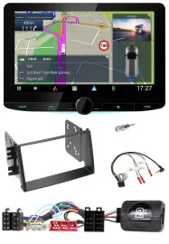 Kenwood Bluetooth DAB TMC 2DIN Lenkrad USB Navigation für Kia Soul 2009-2011