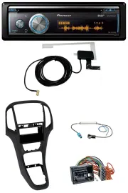 Автомагнитола для Opel Astra J (с 2009) Pioneer Bluetooth DAB MP3 USB CD, перламутровый чёрный