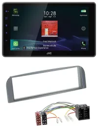 JVC DAB MP3 Bluetooth USB Autoradio für Alfa Romeo 147, GT - anthrazit