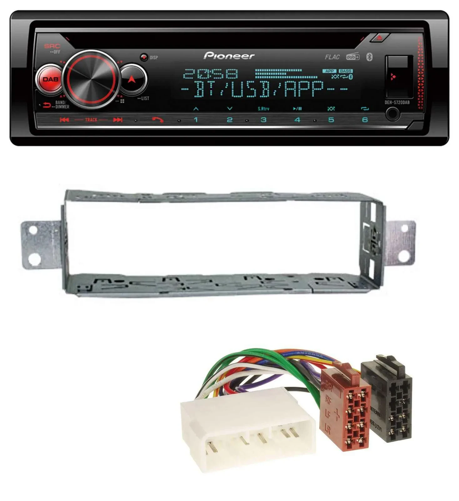 Pioneer MP3 DAB CD Bluetooth USB Autoradio für Daewoo Lanos Nubria Leganza Matiz
