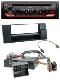 JVC CD DAB USB Bluetooth MP3 Autoradio für BMW X5 E53 5er E39 Ablagefach Quadloc