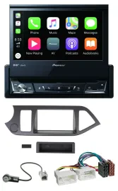 Автомагнитола для Kia Picanto Pioneer DVD Bluetooth DAB USB MP3 (с 2011, без Start-Stop)