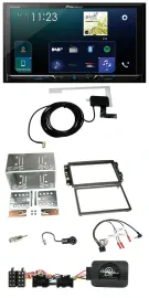 Автомагнитола для Chevrolet Aveo/Captiva (2006) Pioneer 2-DIN DAB USB Bluetooth с управлением с руля