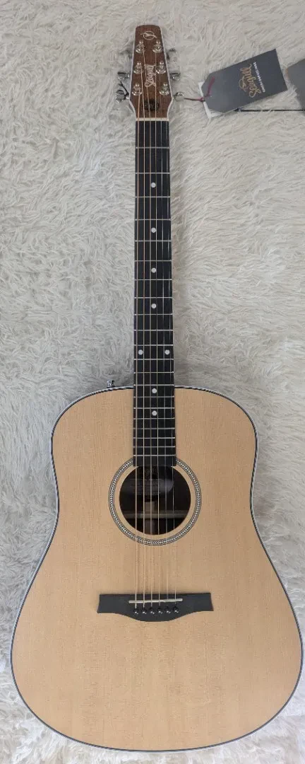 Seagull Maritime SWS Solid Wood Acoustic Electric Guitar, Natural Semi Gloss