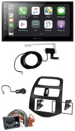 Автомагнитола для Chevrolet Spark (с 2013) Pioneer 2DIN, USB, MP3, Bluetooth, DAB