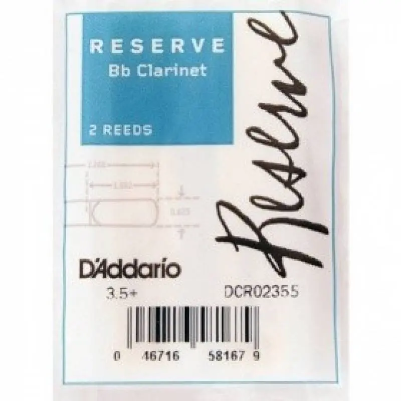 Трость для кларнета Bb Rico Reserve DCR02355