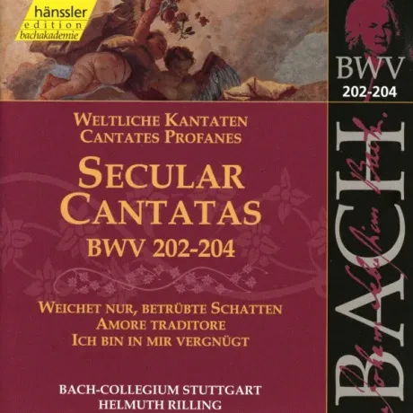 BACHCOLLEGIUM STUTTGART / HELMUTH RILLING - J.S. Bach: Secular Cantatas Bwv 202-204 (CD)