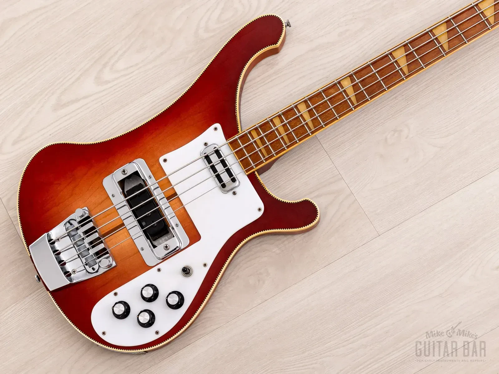 1973 Rickenbacker 4001 Vintage Neck Through Bass Fireglo w/ Toaster