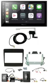 Автомагнитола для Porsche 911 (2011–2017) Pioneer 2 DIN, USB, Bluetooth, DAB