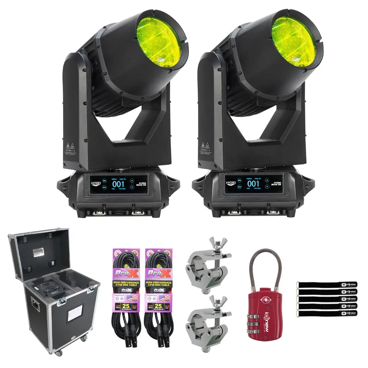 Прожектор American DJ Hydro Beam X12 IP65 (набор, 2 шт.) с кейсом