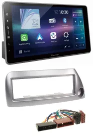 Pioneer Bluetooth USB DAB MP3 Autoradio für Ford Ka bis 2008 silber-metallic