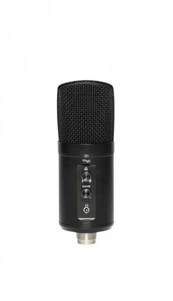 Stagg Model SUSM60D Studio Grade Double Condenser USB Microphone