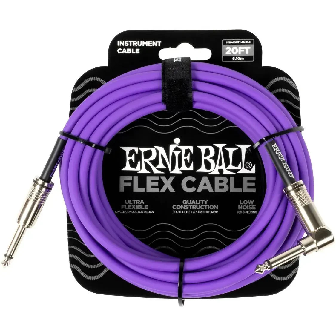 Инструментальный кабель Ernie Ball 6466 Flex Cables Purple 6.1 м
