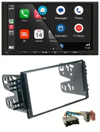 JBL USB 2DIN MP3 Bluetooth AUX Autoradio für Kia Carnival (2001-2005)