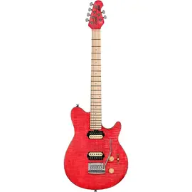 Электрогитара Sterling by Music Man Axis AX3 Flame Maple Top Electric Guitar Stain Pink