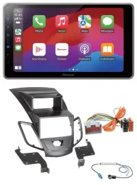 Pioneer MP3 USB DAB Bluetooth 2DIN Autoradio für Ford Fiesta 08-10 Display schwa