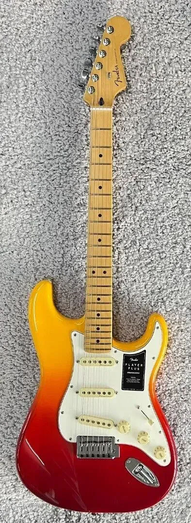 Fender Player Plus Stratocaster, Maple Fingerboard, Tequila Sunrise w/Bag - Demo