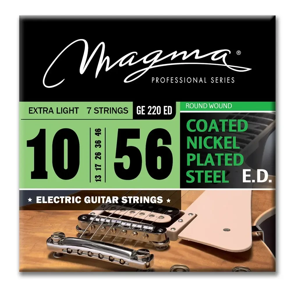 Струны для 7-струнной электрогитары Magma Strings GE220ED Nickel Plated Steel 10-56