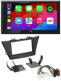 JVC Bluetooth USB MP3 2DIN DAB Autoradio für Toyota Prius+ (ab 2012)