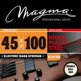 Струны для бас-гитары 45-100 Magma Strings BE160NDB