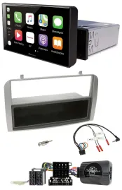 Pioneer Bluetooth Lenkrad DAB USB Autoradio für Alfa GT 147 07-10 silber Ablagef