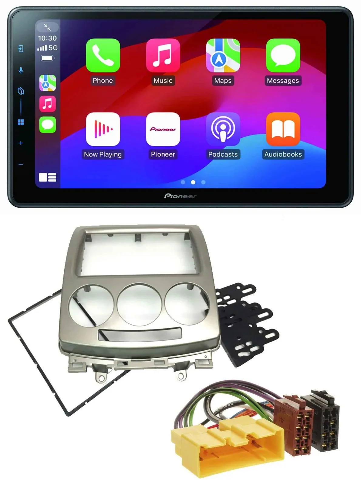 Pioneer Bluetooth 2DIN USB MP3 DAB Autoradio für Mazda 5 (CR, 2005-2010)