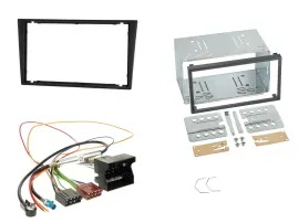 Radioeinbauset Doppel DIN Autoradio für Opel Corsa C Signum Vectra B ab 2005 cha