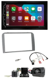 ESX 2DIN DAB USB Lenkrad Bluetooth Autoradio für Alfa Romeo 147 GT 2007-2010 sil