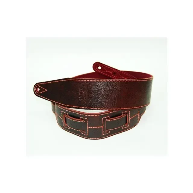 Ремень для гитары Fidel FL60007L21L Leather 21 Bordeaux