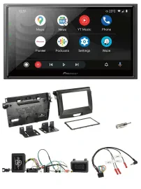 Автомагнитола для Ford Ranger Pioneer 2DIN, DAB, Bluetooth, USB, поддержка управления на руле