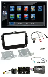 Blaupunkt 2DIN Bluetooth TMC USB Lenkrad SD Navigation für Alfa Giulietta 2014-2