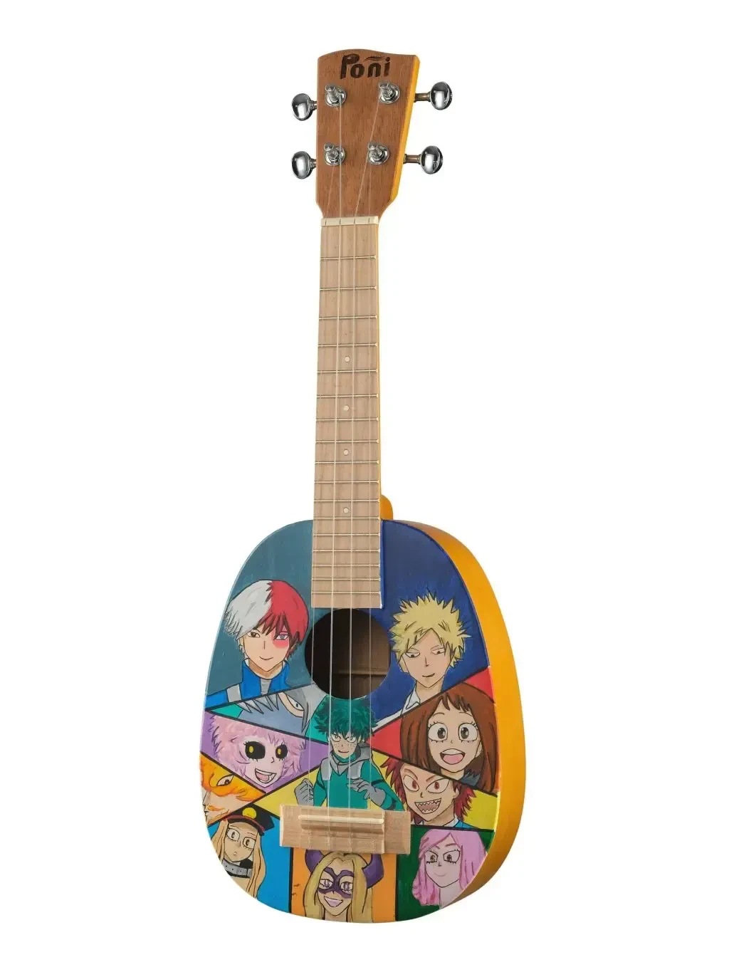 Укулеле Poni USVL-Anime сопрано винтаж, роспись