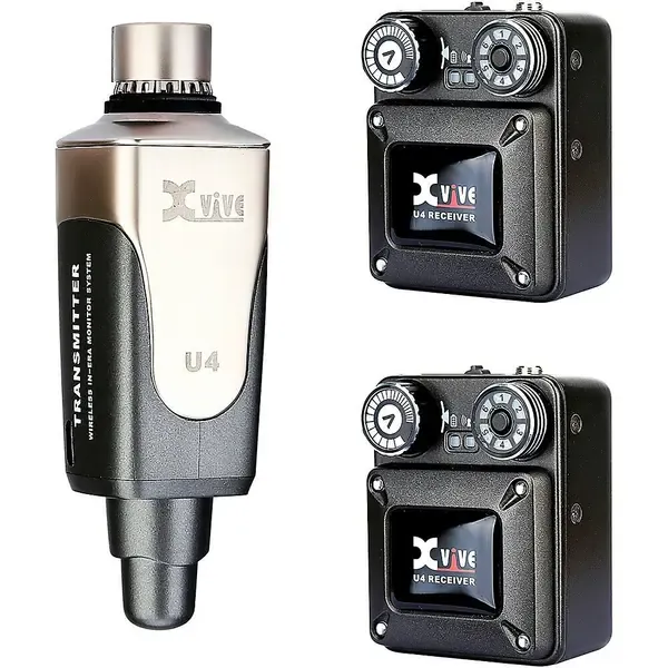 Микрофонная радиосистема персонального мониторинга XVive U4R2 In-Ear Monitor Wireless System With One Transmitter and Two Receivers