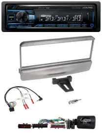 Alpine USB Bluetooth DAB Lenkrad Autoradio für Ford Mondeo 2000-2002 silber