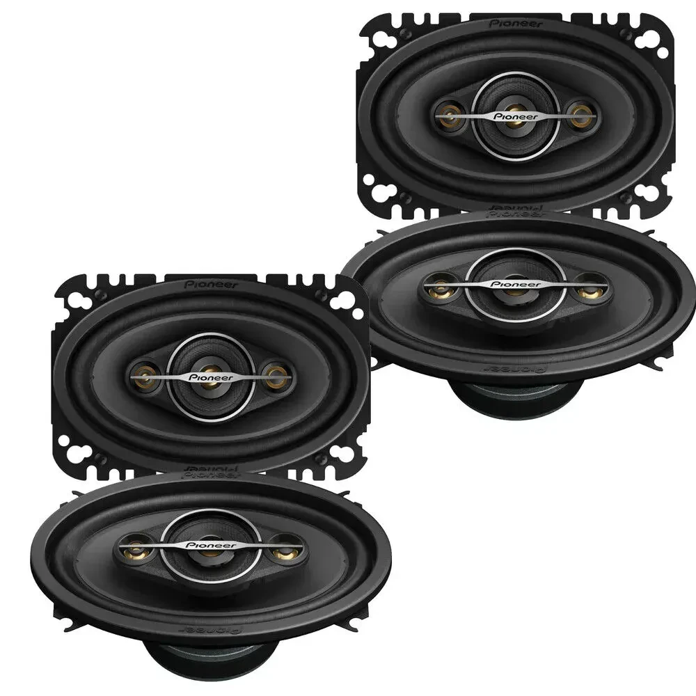 Автомобильные динамики Pioneer TS-A4671F коаксиальные, 4-полосные, 4x6", 120W RMS (набор, 2 пары)