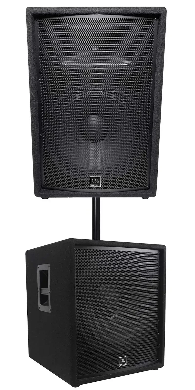 JBL JRX215 1,000 Watt 15" 2-Way DJ P/A Speaker+18" 1,400w Subwoofer Pro Sub
