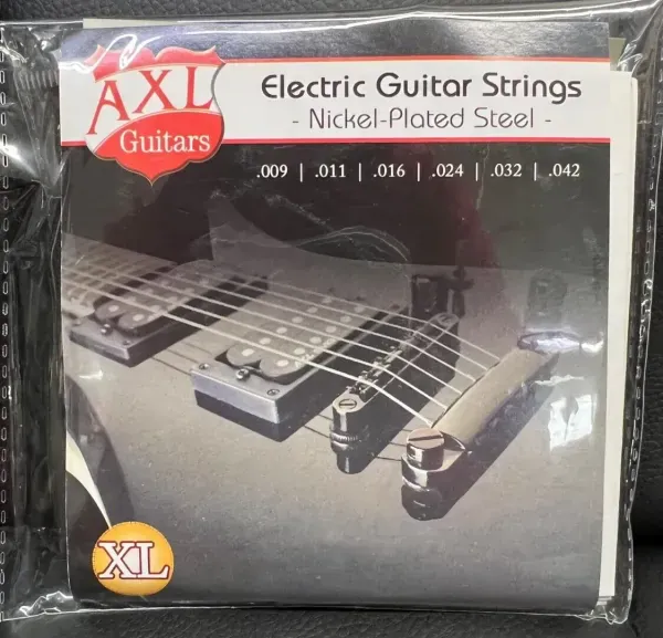 AXL Extra Light Gauge Nickel Plated Steel Electric Guitar Strings - .009 - .042