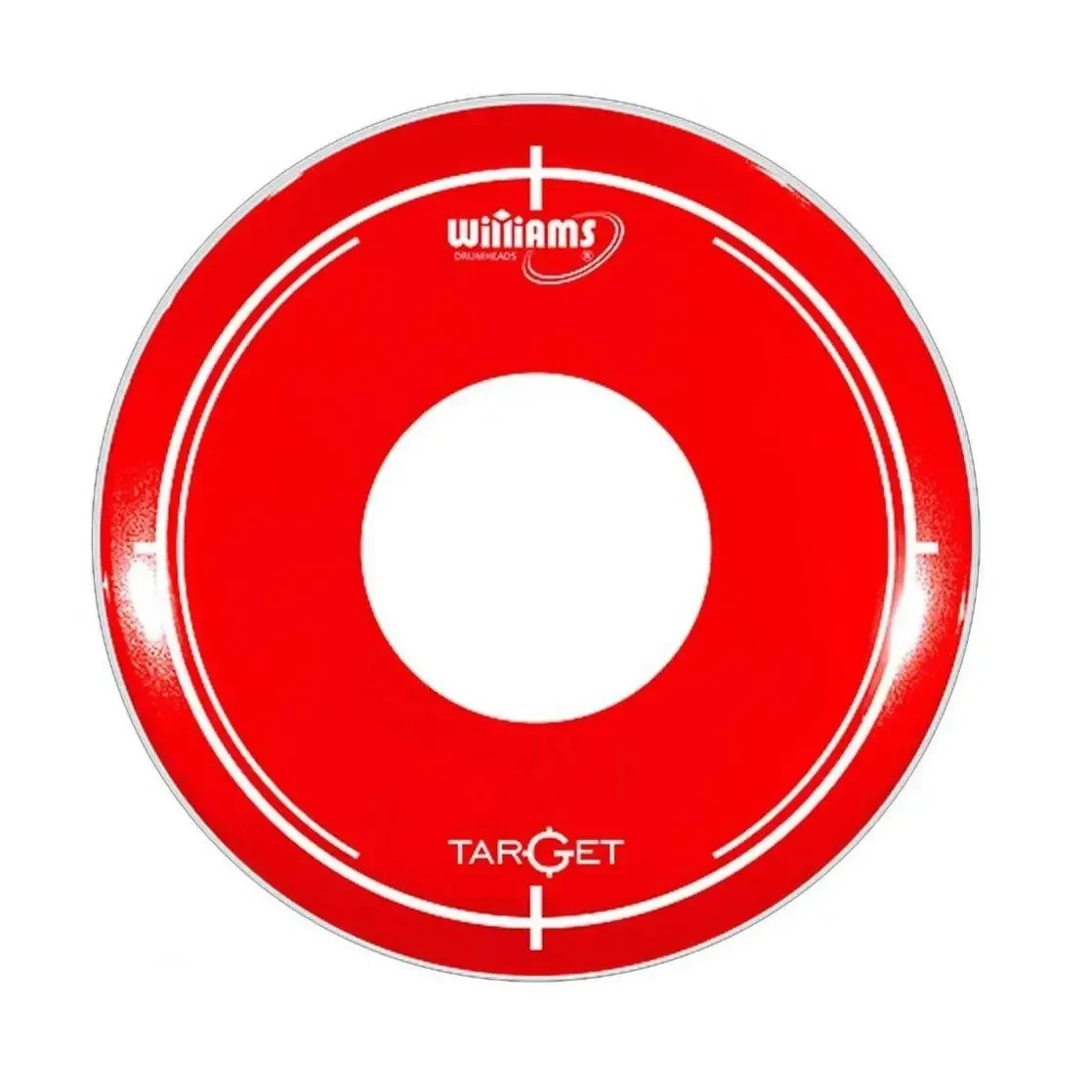 Пластик для барабана Williams 12" Target Dot Red RDT2