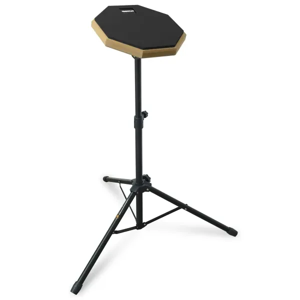 keepdrum Übungspad DP-BK8 Practice Pad schwarz 8 Zoll mit Pad-Ständer